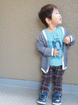 _haru_(ت)♪︎さん(キッズ・80cm)の秋コーディネート