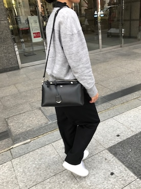 kmさんの「Fendi By The Way Large Satchel Bag, Black」を使ったコーディネート