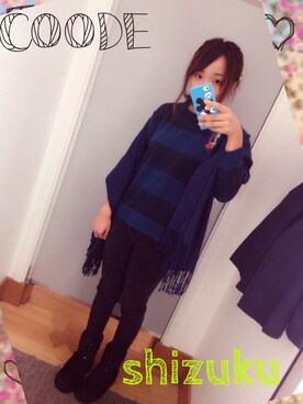 「寒くなってきた」｜shizukuさん（レディース・158cm）の秋コーディネート
