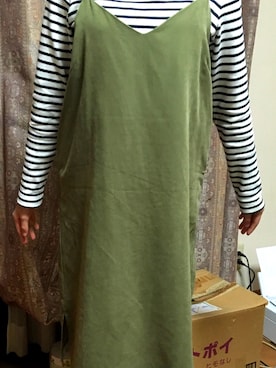「学校」｜「アイテム（シャツワンピース）」を使った、なな。さん（レディース・154cm）の秋コーディネート