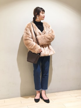 かっすーさん（レディース・161cm）の冬コーディネート