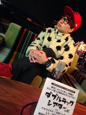 「にゃー」｜「アイテム（ジャケット/アウター）」を使った、はぎちゃん シャインハッピーさん（メンズ・158cm）の冬コーディネート