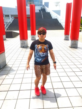 はぎちゃん シャインハッピーさん（メンズ・158cm）の夏コーディネート