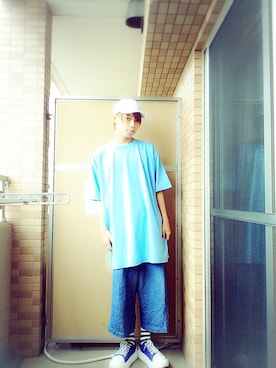 「ボッパー」｜たくぼうさん（メンズ・175cm）の夏コーディネート