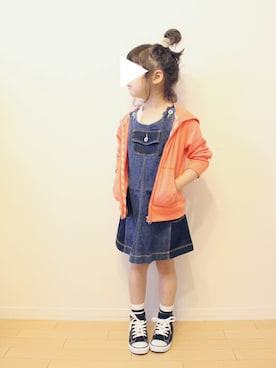 mellさん（キッズ・120cm）の春コーディネート
