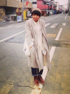 ku boさん（レディース・150cm）の春コーディネート