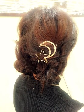 「くるりんぱヘアー」｜「アイテム（トップス）」を使った、うみさん（レディース・150cm）の秋コーディネート