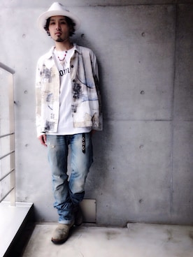 「ハットコーデ」｜佐藤拓弥さん（メンズ・168cm）の春コーディネート