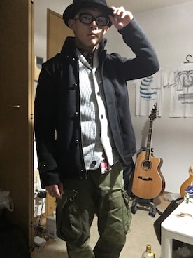katagiriさん（メンズ・165cm）の冬コーディネート