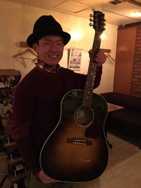 「Gibson   （-）のアイテム」を使った、katagiriさん（メンズ・165cm）の春コーディネート