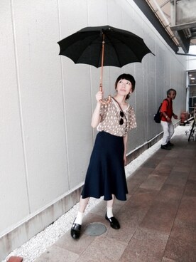 「sea new york（シーニューヨーク）のアイテム（Tシャツ/カットソー）」を使った、MWさん（レディース・154cm）の夏コーディネート