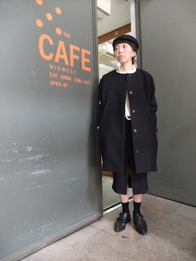 「mame（マメ）のアイテム（スカート）」を使った、MWさん（レディース・154cm）の秋コーディネート