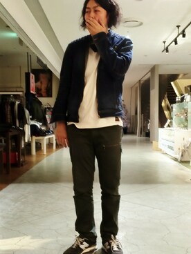 「TYPE BLUE（タイプブルー）のアイテム（ジャケット/アウター）」を使った、Mr.nakamuraさん（メンズ・182cm）の秋コーディネート