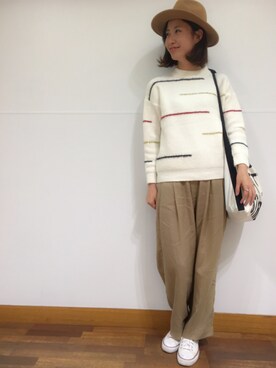 イワサキ カオリさん（レディース・165cm）の秋コーディネート