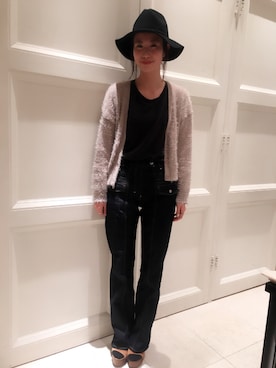 イワサキ カオリさん（レディース・165cm）の秋コーディネート