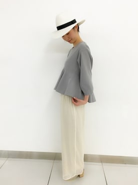 イワサキ カオリさん（レディース・165cm）の冬コーディネート