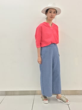 イワサキ カオリさん（レディース・165cm）の春コーディネート