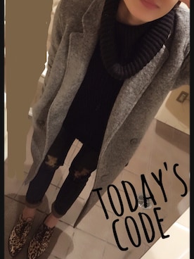 「Ungrid（アングリッド）のアイテム（ドレスシューズ）」を使った、a_kr.06さん（レディース・168cm）の冬コーディネート