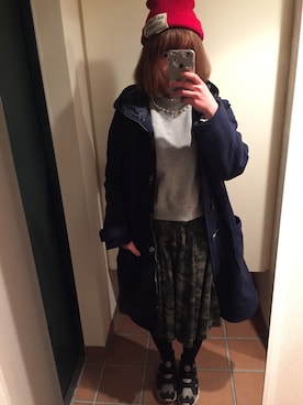 「スエット」｜よっしいさん（レディース・148cm）の冬コーディネート