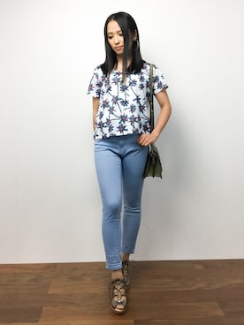 ᴵᴷᴱᴺᴼᴿᴵ५✍⋆*さん（レディース・153cm）の夏コーディネート