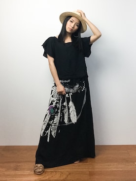 ᴵᴷᴱᴺᴼᴿᴵ५✍⋆*さん（レディース・153cm）の夏コーディネート