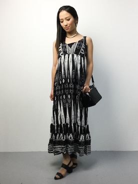 「PLAIN CLOTHING（プレーンクロージング）のアイテム（ワンピース/ドレス）」を使った、ᴵᴷᴱᴺᴼᴿᴵ५✍⋆*さん（レディース・153cm）の夏コーディネート