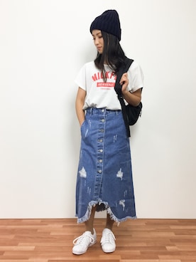 ᴵᴷᴱᴺᴼᴿᴵ५✍⋆*さん(レディース・153cm)の夏コーディネート