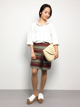 ᴵᴷᴱᴺᴼᴿᴵ५✍⋆*さん（レディース・153cm）の夏コーディネート