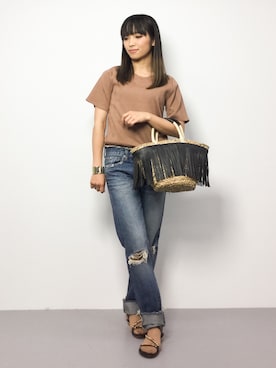 ᴵᴷᴱᴺᴼᴿᴵ५✍⋆*さん(レディース・153cm)の夏コーディネート