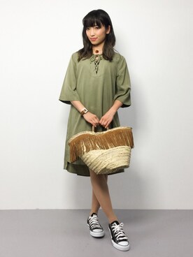 ᴵᴷᴱᴺᴼᴿᴵ५✍⋆*さん（レディース・153cm）の夏コーディネート