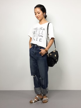 ᴵᴷᴱᴺᴼᴿᴵ५✍⋆*さん（レディース・153cm）の夏コーディネート