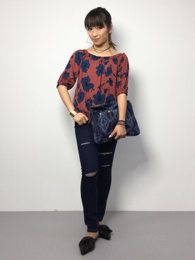 「abcdevol（エービーシーディーイーボル）のアイテム」を使った、ᴵᴷᴱᴺᴼᴿᴵ५✍⋆*さん（レディース・153cm）の秋コーディネート