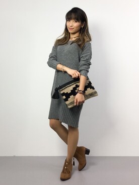 ᴵᴷᴱᴺᴼᴿᴵ५✍⋆*さん(レディース・153cm)の秋コーディネート