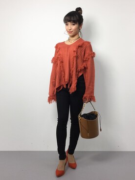 ᴵᴷᴱᴺᴼᴿᴵ५✍⋆*さん(レディース・153cm)の秋コーディネート