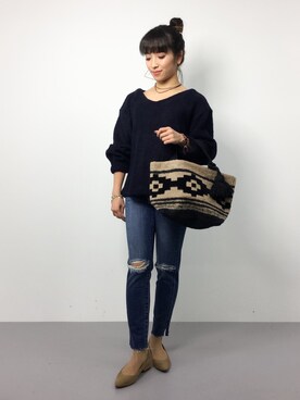 ᴵᴷᴱᴺᴼᴿᴵ५✍⋆*さん(レディース・153cm)の秋コーディネート