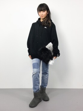 「Ameri（アメリ）のアイテム（バッグ）」を使った、ᴵᴷᴱᴺᴼᴿᴵ५✍⋆*さん（レディース・153cm）の秋コーディネート