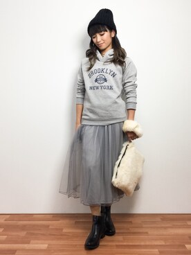 ᴵᴷᴱᴺᴼᴿᴵ५✍⋆*さん(レディース・153cm)の秋コーディネート