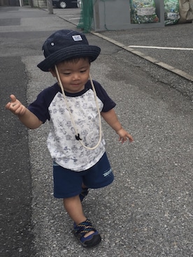 SOUYAさん（キッズ・80cm）の夏コーディネート