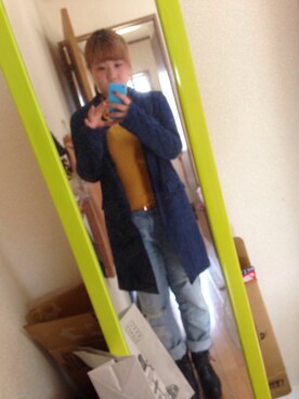 「GRL（グレイル）のアイテム（デニムジャケット）」を使った、pin haru!!さん（レディース・152cm）の秋コーディネート