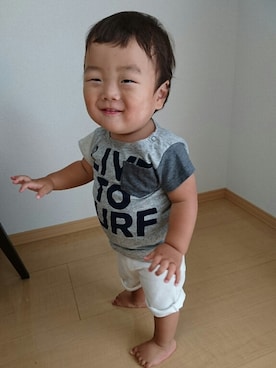 みかんさん（キッズ・80cm）の夏コーディネート