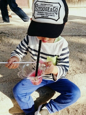 みごさん（キッズ・90cm）の秋コーディネート