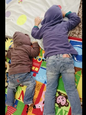 みごさん（キッズ・90cm）の秋コーディネート