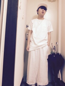 「pimpstick（ピンプスティック）のアイテム」を使った、ゆうとさん（メンズ・170cm）の夏コーディネート