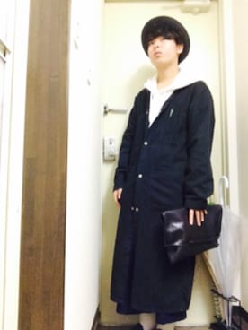 「THREE BLIND MICE（スリーブラインドマイス）のアイテム（トップス）」を使った、ゆうとさん（メンズ・170cm）の秋コーディネート