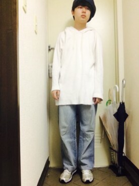「THREE BLIND MICE（スリーブラインドマイス）のアイテム（トップス）」を使った、ゆうとさん（メンズ・170cm）の秋コーディネート