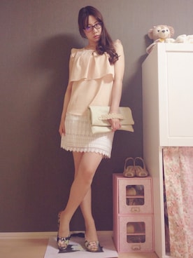 「BODY DRESSING（ボディドレッシング）のアイテム」を使った、naさん（レディース・163cm）の夏コーディネート