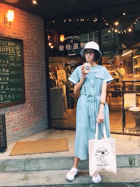 「アイテム（ワンピース）」を使った、叁拾選物30selectさん（メンズ・175cm）の夏コーディネート