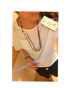 「NET（ネット）のアイテム（アクセサリー）」を使った、🌴Mさん（レディース・170cm）の春コーディネート