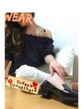 「NET（ネット）のアイテム（アクセサリー）」を使った、🌴Mさん（レディース・170cm）の夏コーディネート