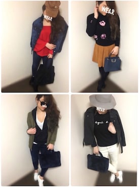 「NET（ネット）のアイテム（パンプス）」を使った、🌴Mさん（レディース・170cm）の冬コーディネート